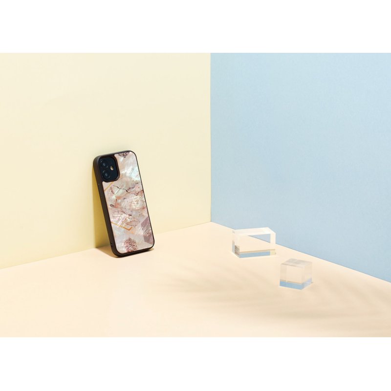 iKins case for Apple iPhone 12 mini pink marble