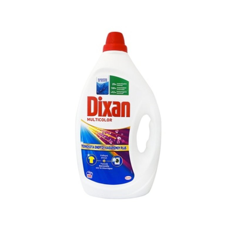 Dixan Multicolor Liquid Laundry Detergent 2160 Liters 48 Washes