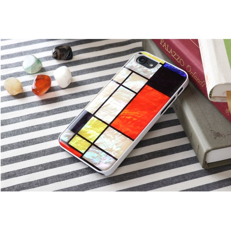 iKins case for Apple iPhone 8/7 mondrian white