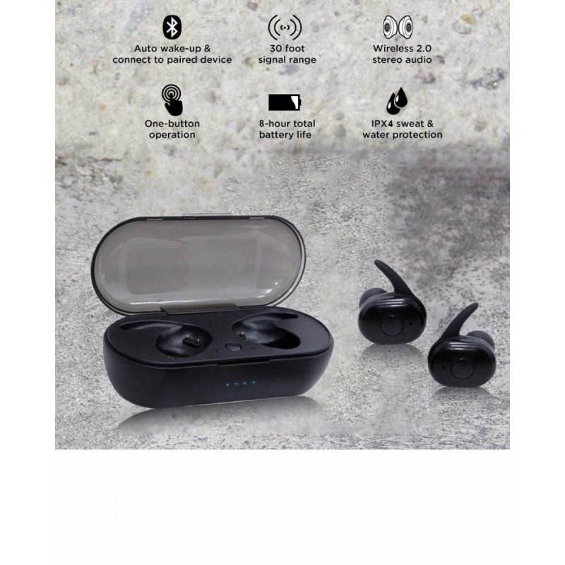 V.Silencer Ture Wireless Earbuds Black/Red