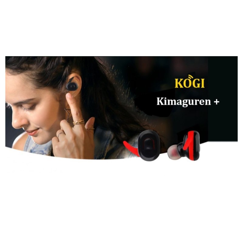 V.Silencer Ture Wireless Earbuds Black/Red