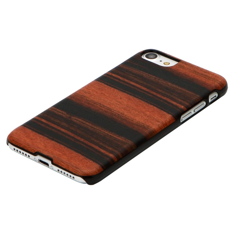 Man&Wood Ebony/BL mobile phone case 11.9 cm (4.7") Cover Black, Brown