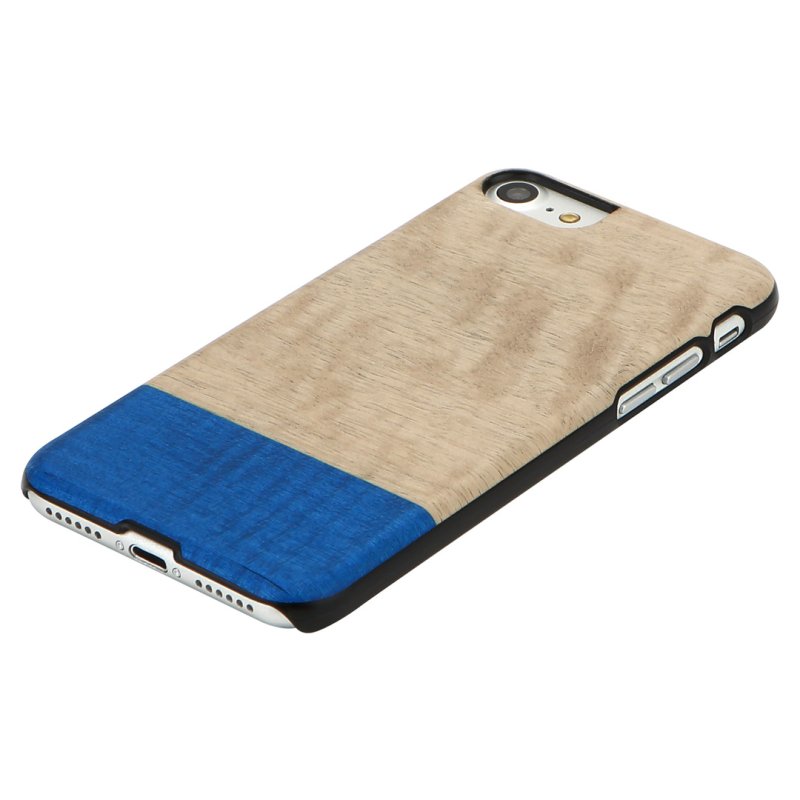 Man&Wood 8809339479875 mobile phone case 11.9 cm (4.7") Cover Beige, Blue