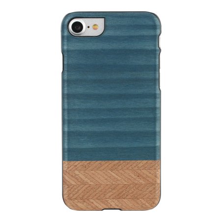 Man&Wood 8809339479882 mobile phone case 11.9 cm (4.7") Cover Blue, Brown