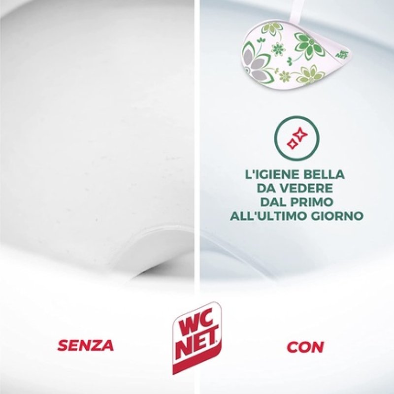 Wc Net - Active Style Tablet, Solid Toilet Cleaner, Green Exotic Scent, 1