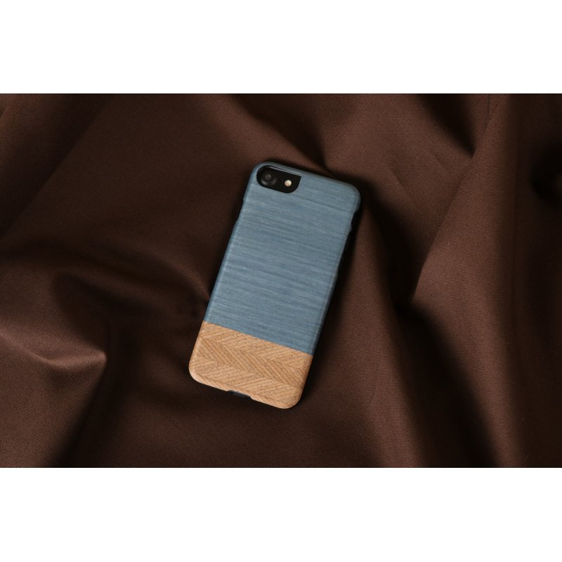 Man&Wood 8809339479882 coque de protection pour téléphones portables 11,9 cm (4.7") Housse Bleu, Marron