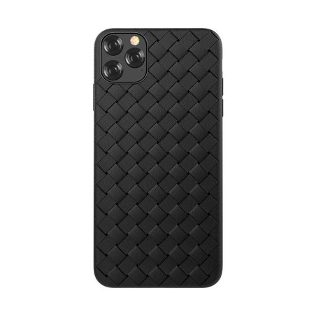 Devia Woven Pattern Design coque de protection pour téléphones portables 14,7 cm (5.8") Housse Noir