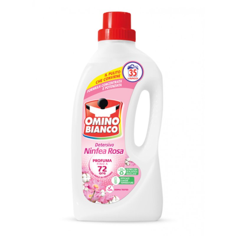 Omino Bianco Laundry 14 Liters 35 Washes Pink Water Lily