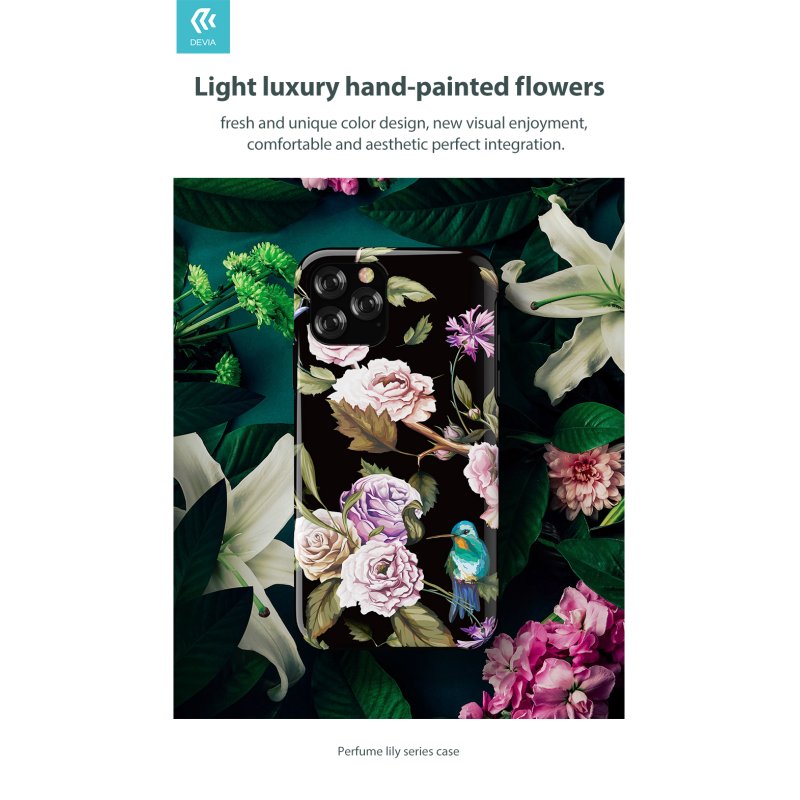 Devia Perfume lily series case iPhone 11 Pro Max yellow