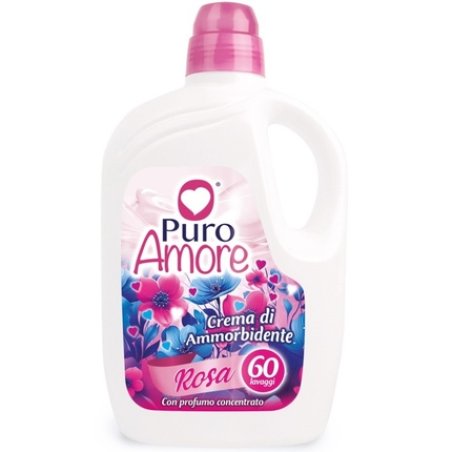 Puroamore Fabric Softener 3 Liters For 60 Washes Pink