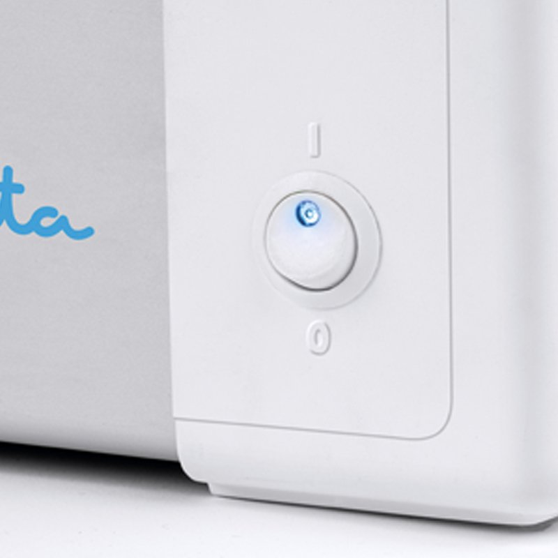 JATA JEGA 1001 purificateur d'air 50 m² Argent, Blanc