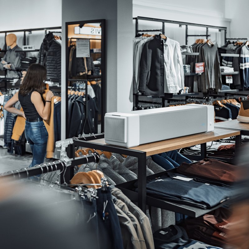 JATA JEGA 1001 air purifier 50 m² Silver, White