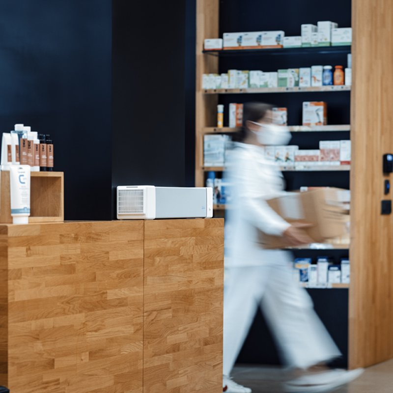 JATA JEGA 1001 air purifier 50 m² Silver, White