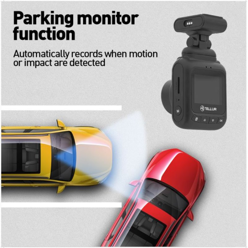 Tellur Dash Patrol DC1 FullHD 1080P black
