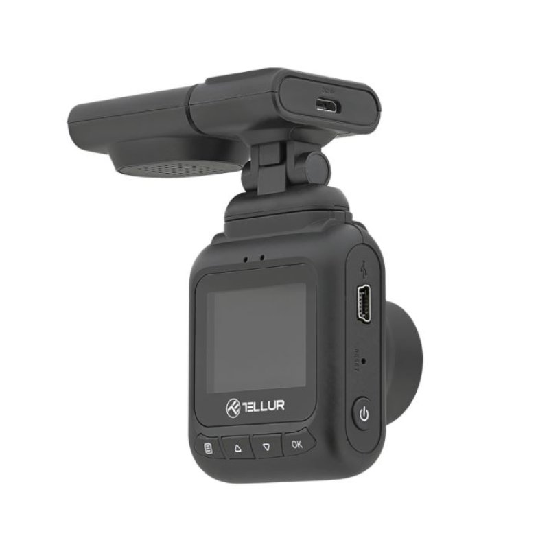 Tellur Dash Patrol DC2 FullHD 1080P, GPS Black