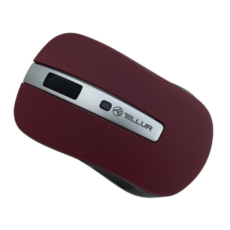 Tellur Basic Wireless Mouse, LED Dark Red