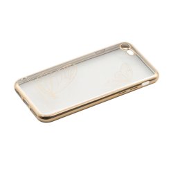 Tellur TLL121211 mobile phone case 11.9 cm (4.7") Cover Gold, Transparent