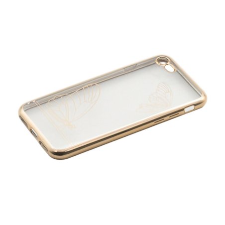 Tellur TLL121211 mobile phone case 11.9 cm (4.7") Cover Gold, Transparent