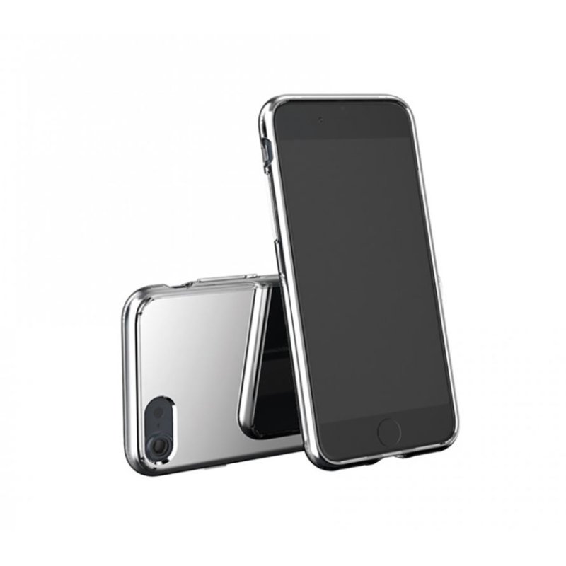 Tellur TLL118314 mobile phone case 11.9 cm (4.7") Cover Mirror, Silver