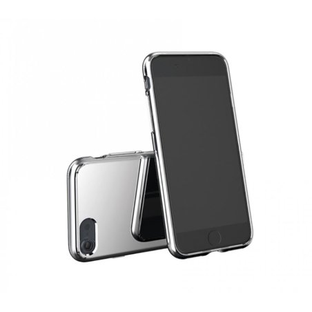Tellur TLL118314 mobile phone case 11.9 cm (4.7") Cover Mirror, Silver