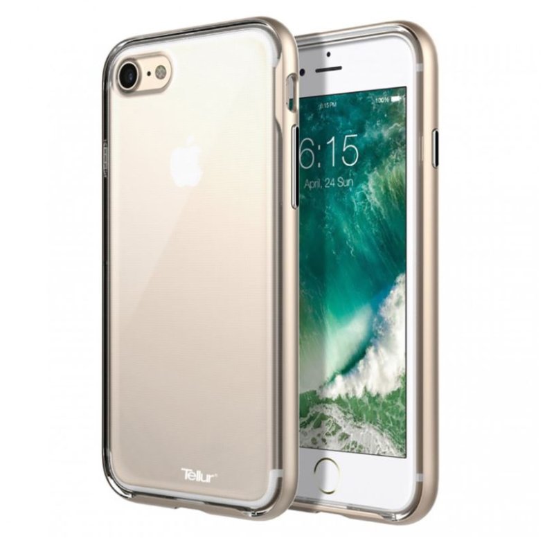 Tellur TLL118104 coque de protection pour téléphones portables 11,9 cm (4.7") Housse Champagne, Or