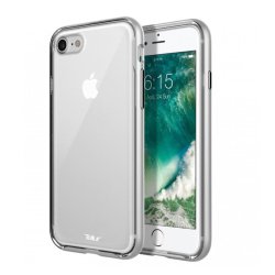 Tellur TLL118124 mobile phone case 11.9 cm (4.7") Cover Silver, Transparent