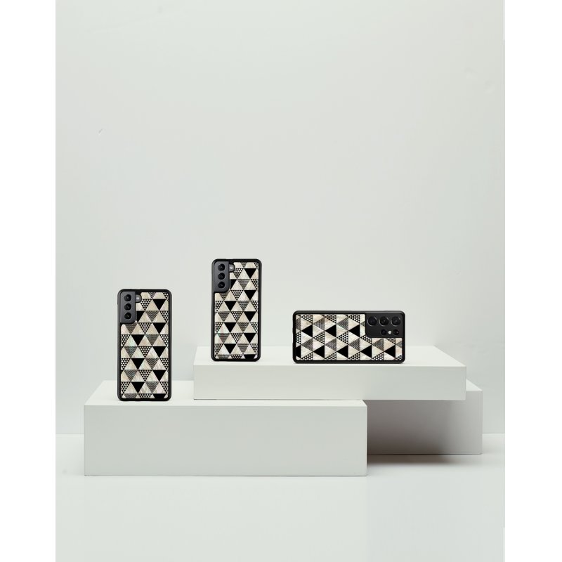 iKins case for Samsung Galaxy S21+ pyramid black