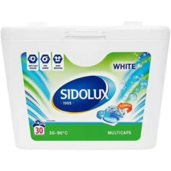 Sidolux Multicaps Laundry Capsules 30 Pcs White