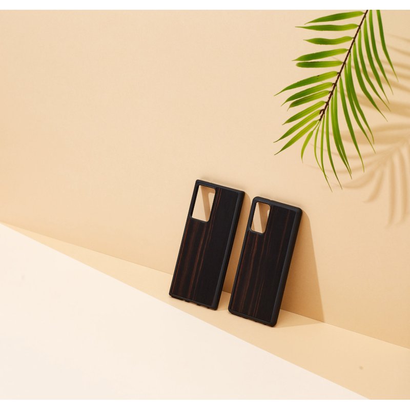 MAN&WOOD case for Galaxy Note 20 ebony black