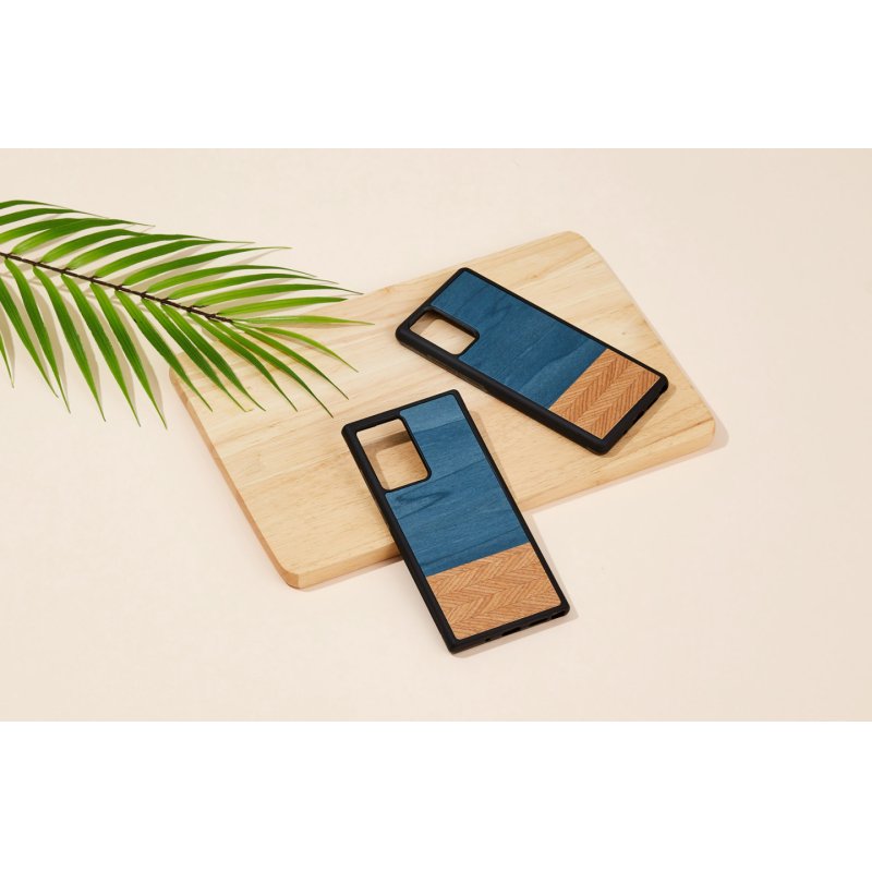 MAN&WOOD case for Galaxy Note 20 denim black