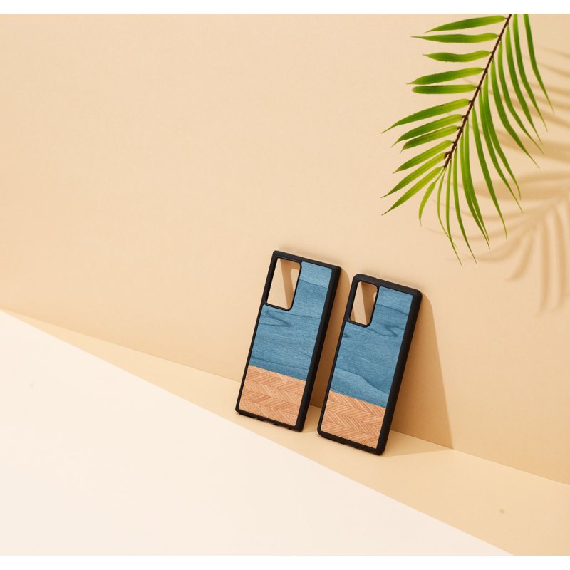 MAN&WOOD case for Galaxy Note 20 denim black