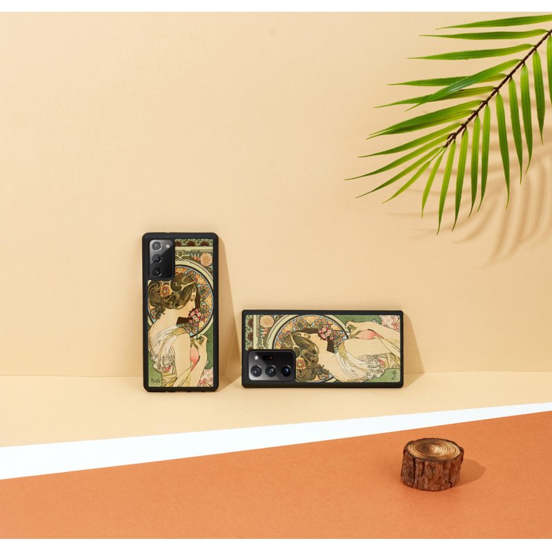 MAN&WOOD case for Galaxy Note 20 primrose black