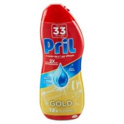 Pril Dishwashing Gold Gel 600ml Hygiene Bicarbonate