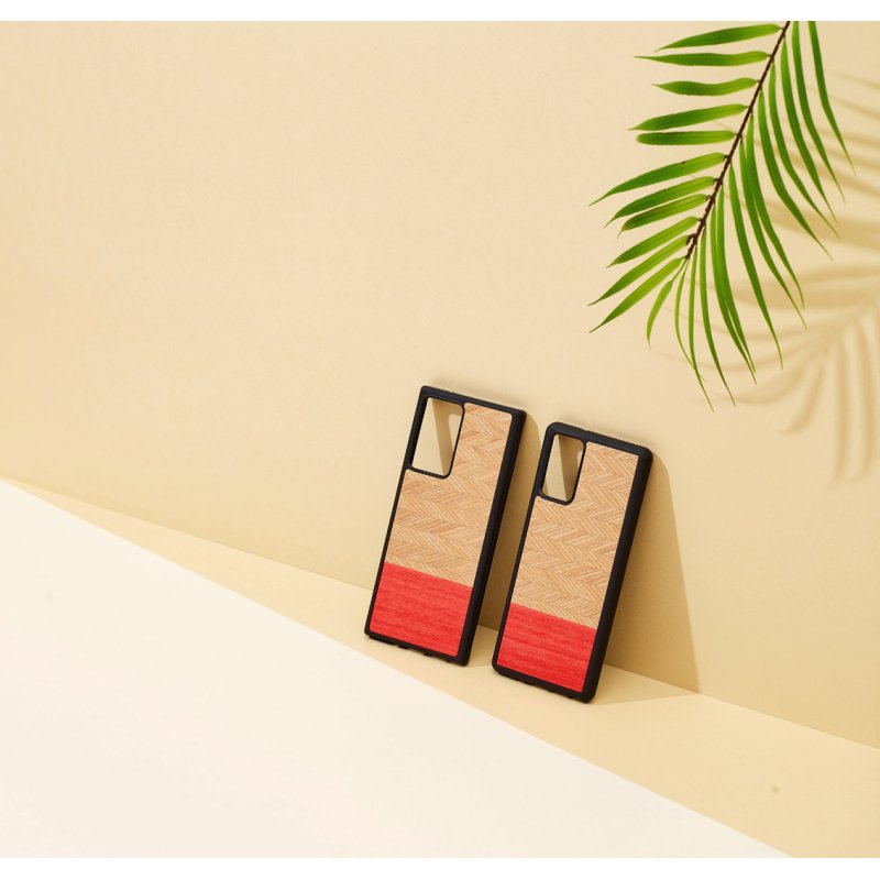 MAN&WOOD case for Galaxy Note 20 Ultra herringbone azalea black