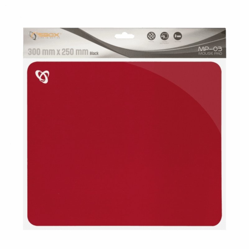 Sbox MP-03R Gel Mouse Pad red