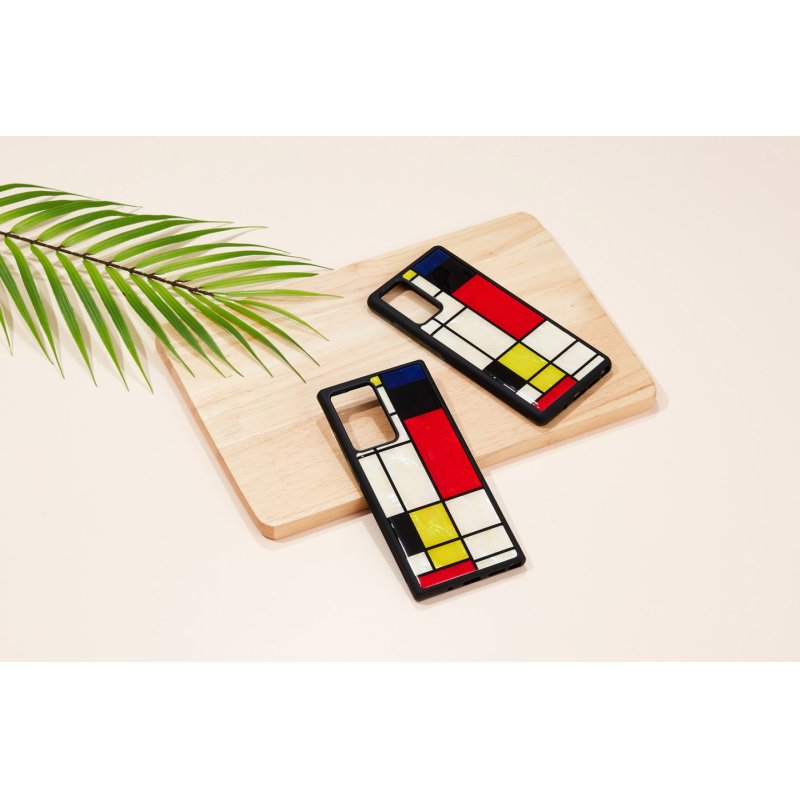 iKins case for Samsung Galaxy Note 20 mondrian black