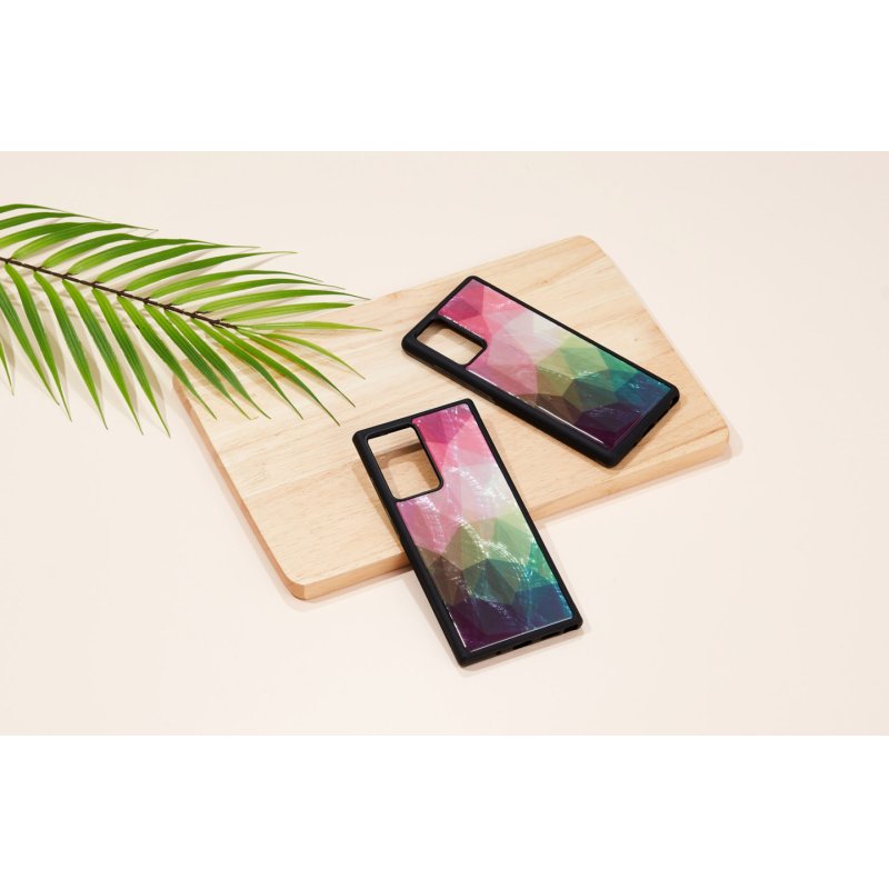 iKins case for Samsung Galaxy Note 20 Ultra water flower black