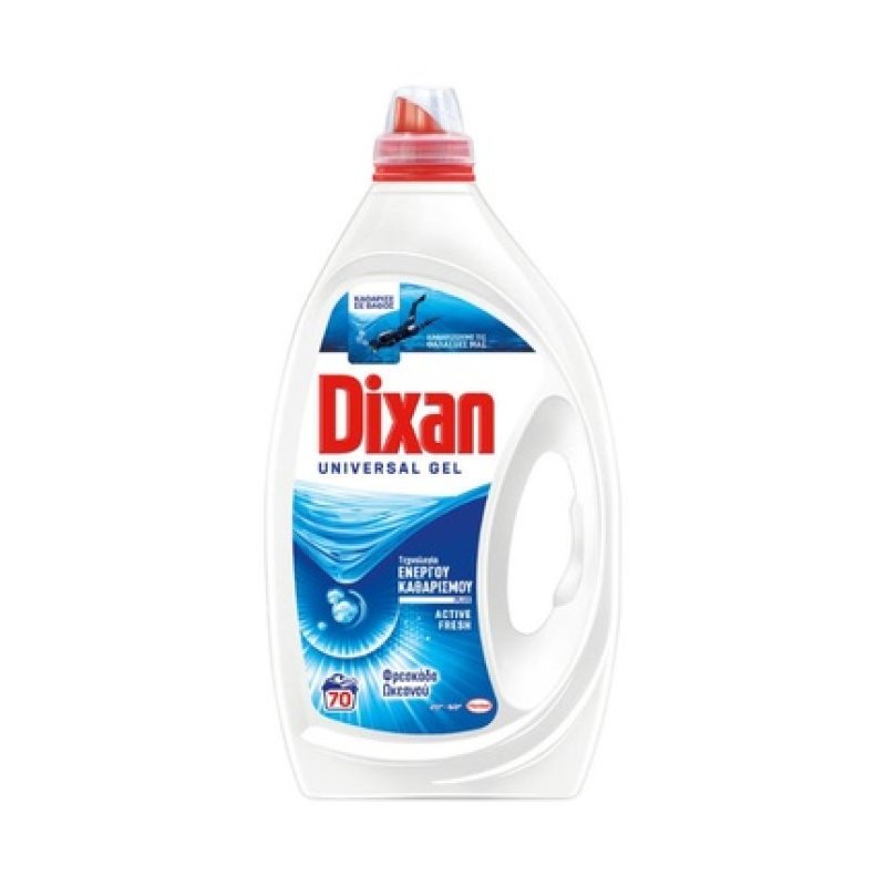 Dixan Dixan Plus Universal Gel 70 Washes 35l Active Fresh