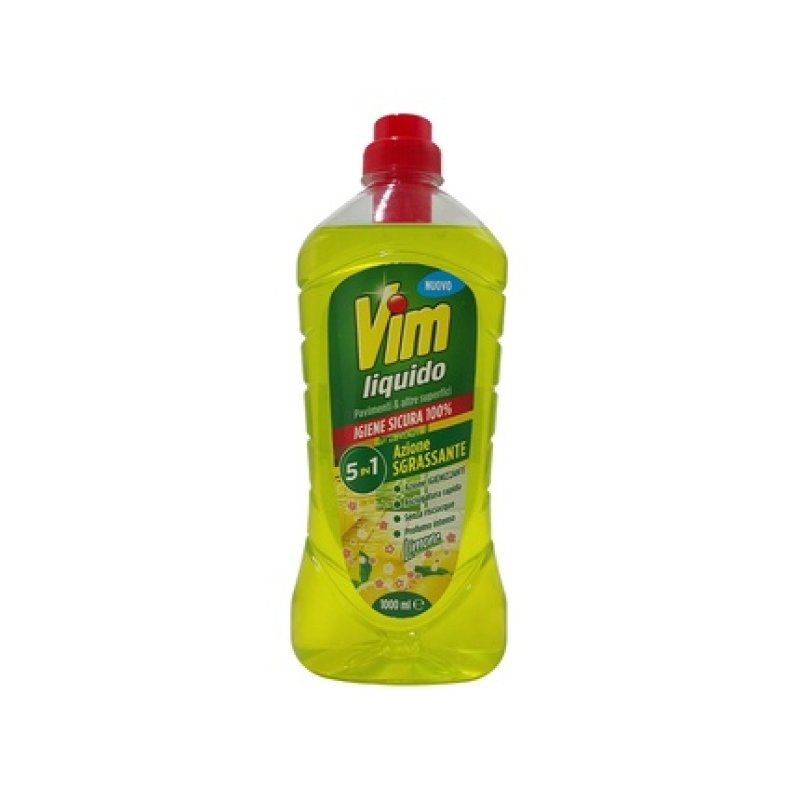 Vim Floor Cleaner 1 Liter Lemon Effective Cleaning For Your Floors