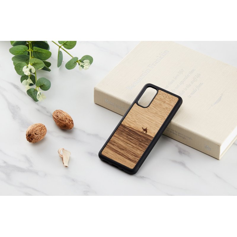 MAN&WOOD case for Galaxy S20 terra black