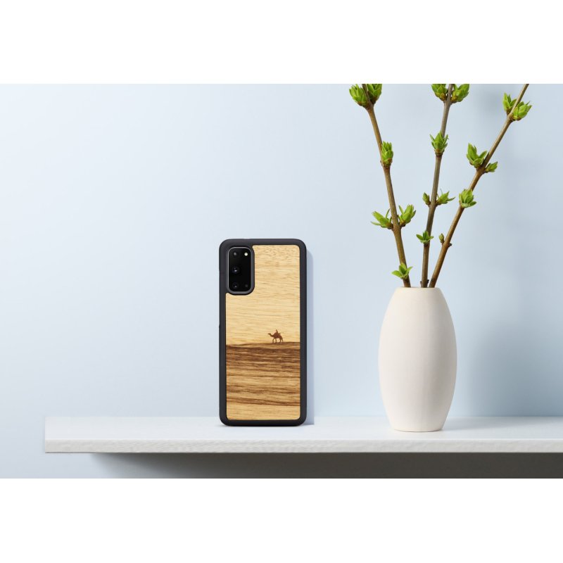 MAN&WOOD case for Galaxy S20 terra black