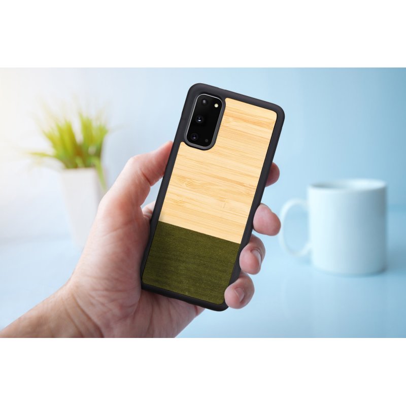 MAN&WOOD case for Galaxy S20 bamboo forest black