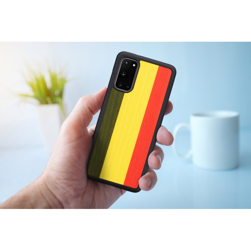 MAN&WOOD case for Galaxy S20 reggae black