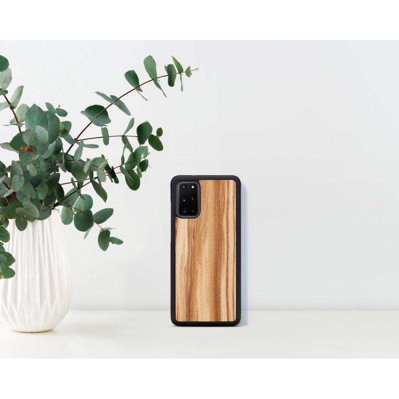 MAN&WOOD case for Galaxy S20+ cappuccino black