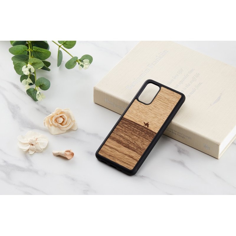 MAN&WOOD case for Galaxy S20+ terra black