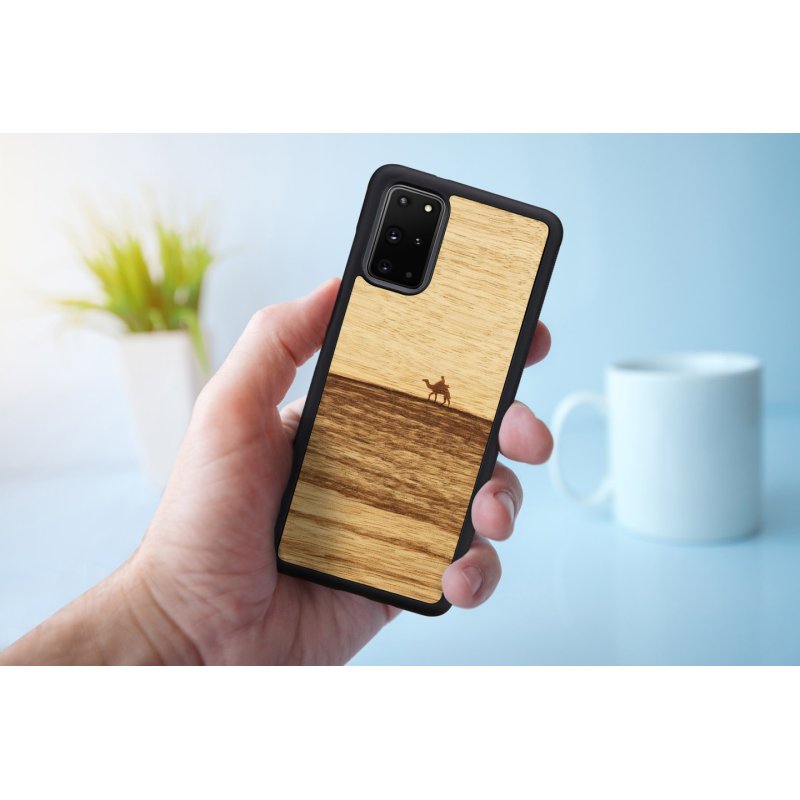 MAN&WOOD case for Galaxy S20+ terra black