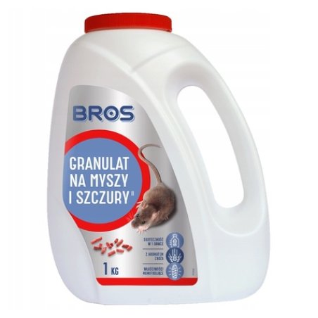 Bros Granulate For Mice And Rats 1 Kg Effective Pest Control