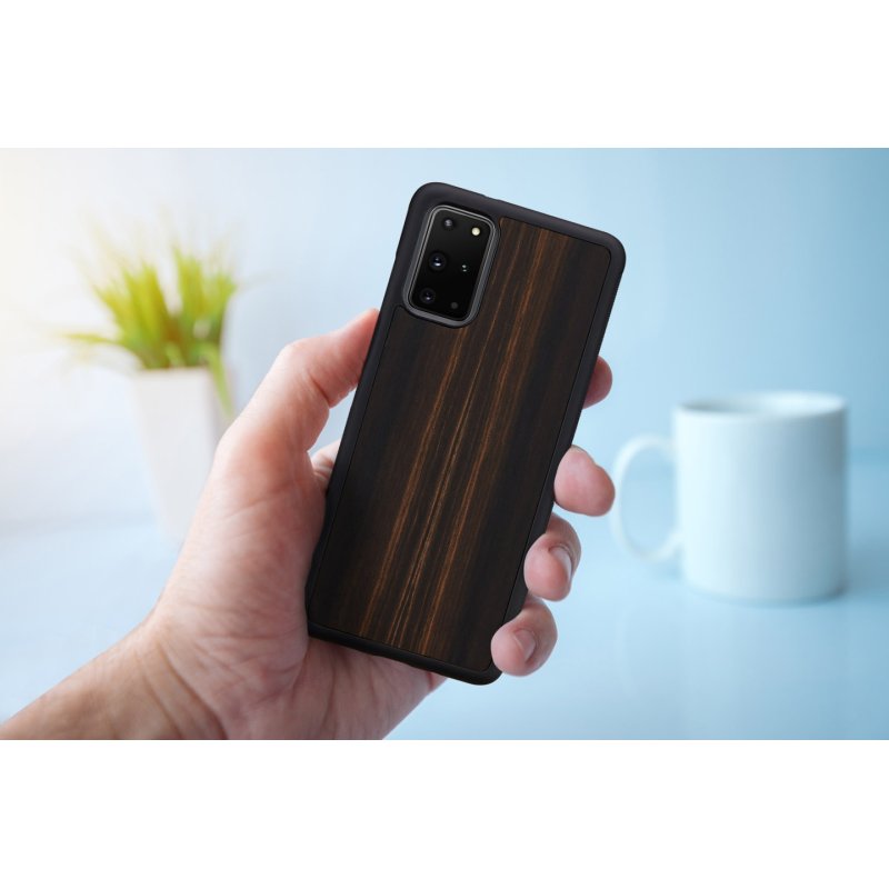 MAN&WOOD case for Galaxy S20+ ebony black