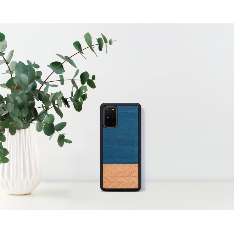 MAN&WOOD case for Galaxy S20+ denim black