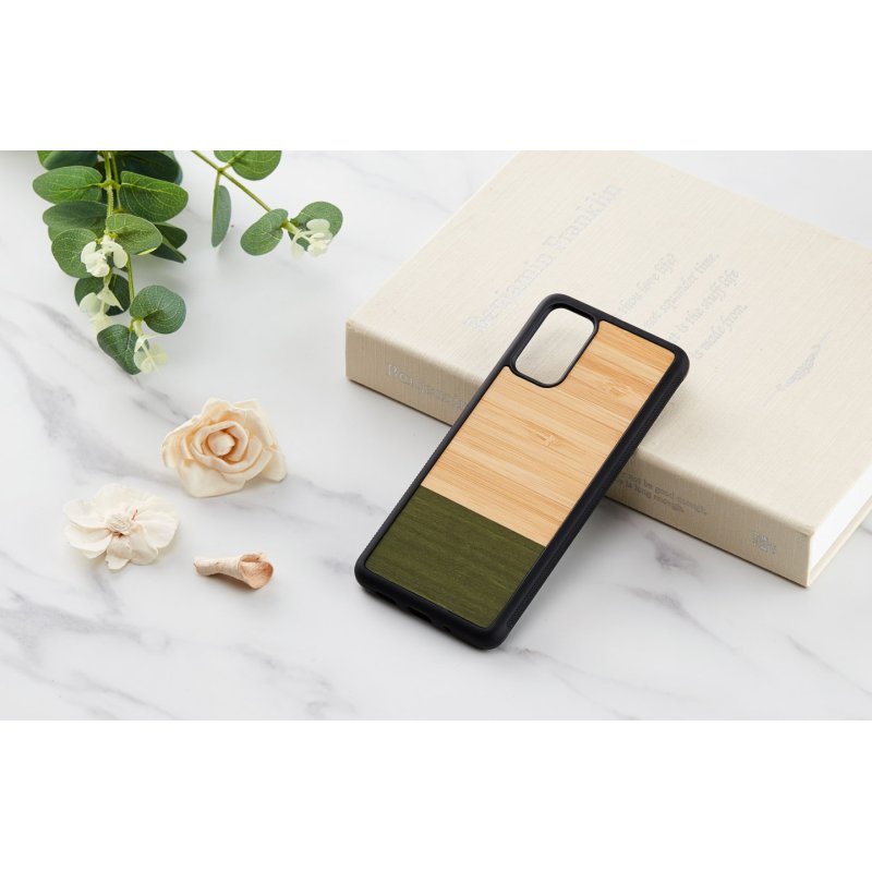 MAN&WOOD case for Galaxy S20+ bamboo forest black